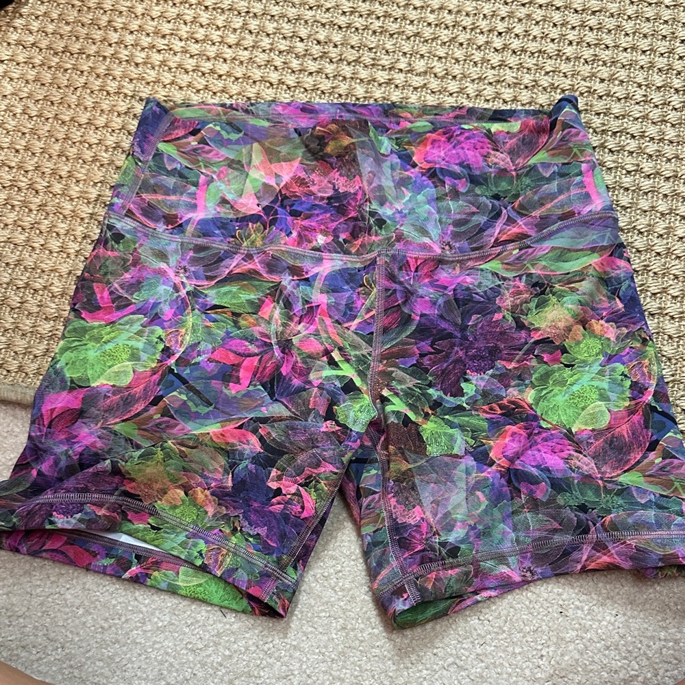 Lululemon Athletica Multicolor Floral Shorts
